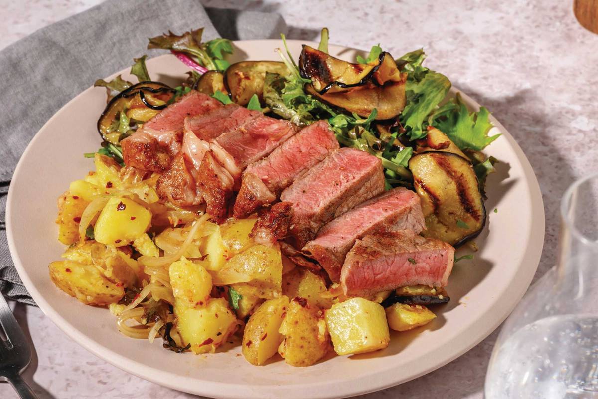 Salmon & Chilli-Crushed Potato