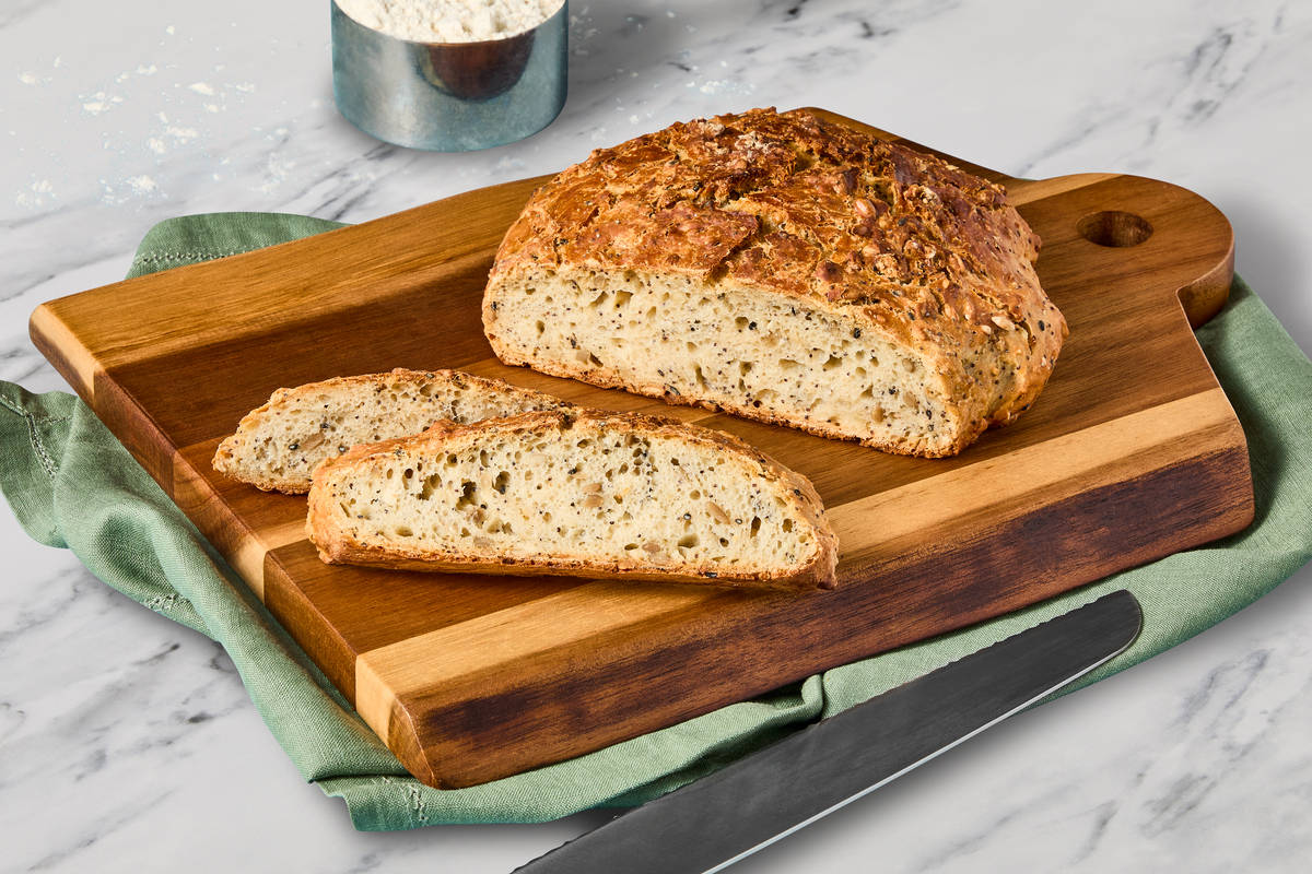 No-Knead "Everything Bagel' Bread