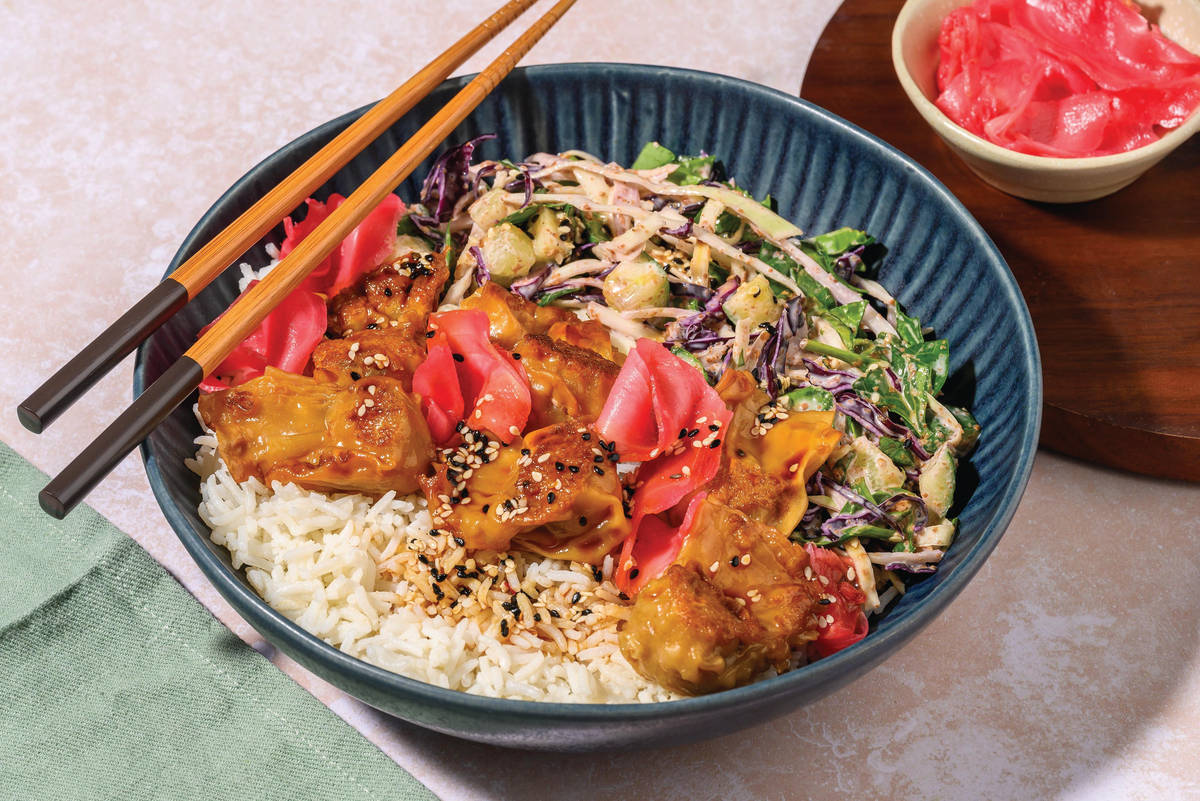 Japanese-Style Salmon Rice Bowl