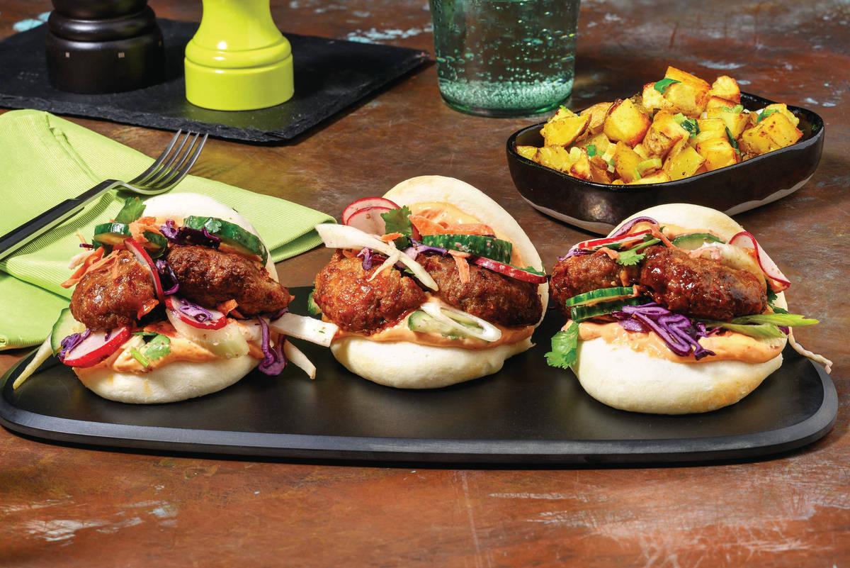 Sweet Chilli Beef Bao Buns