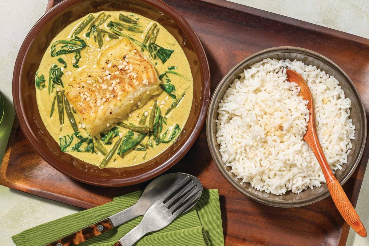 Double White Fish & Veggie Bengali Curry