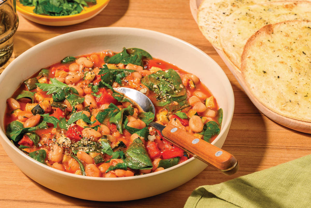 Middle Eastern Cannellini Bean Soup