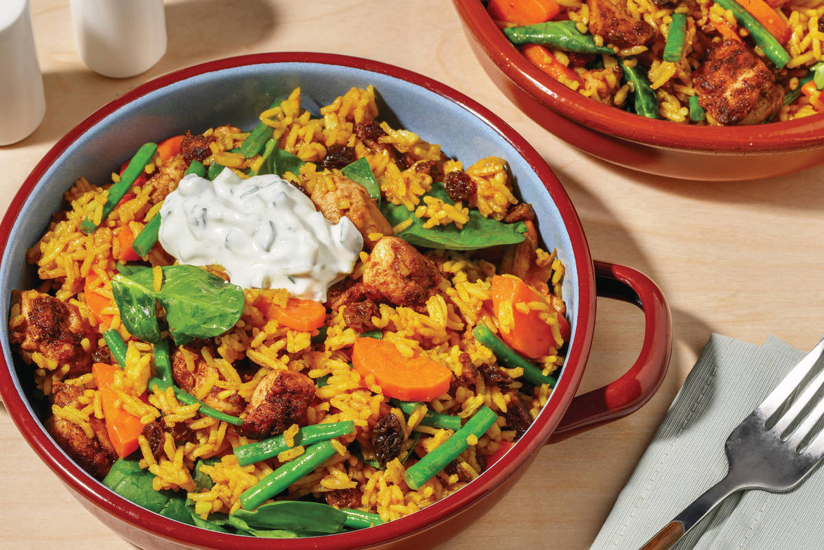 Double Spiced Chicken & Veggie Biryani