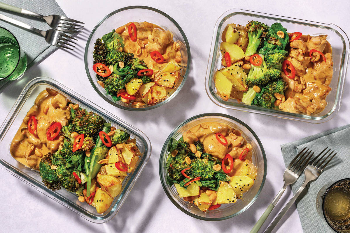 Southeast Asian Chicken & Sauteéd Greens