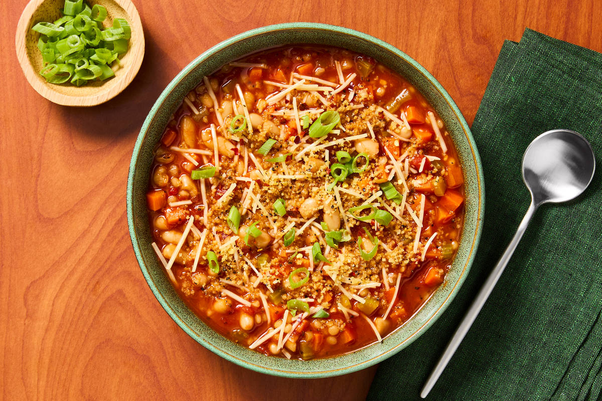 Chicken Sausage Pasta e Fagioli Soup 