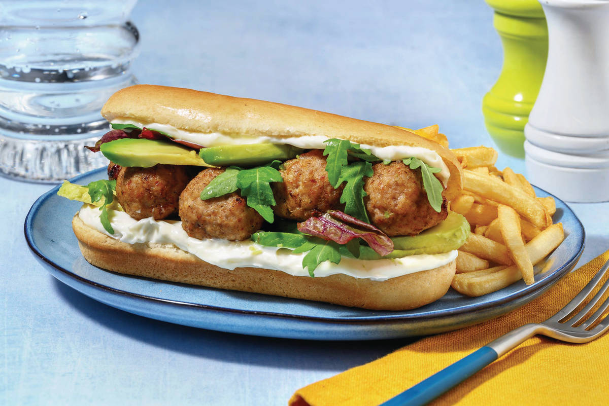 Hearty All-American Pork Meatball Sub