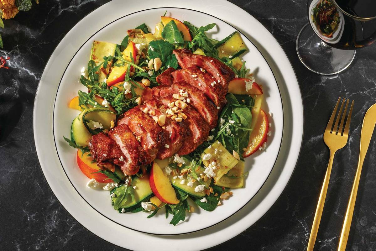 Lean Pan Seared Duck & Rocket Salad