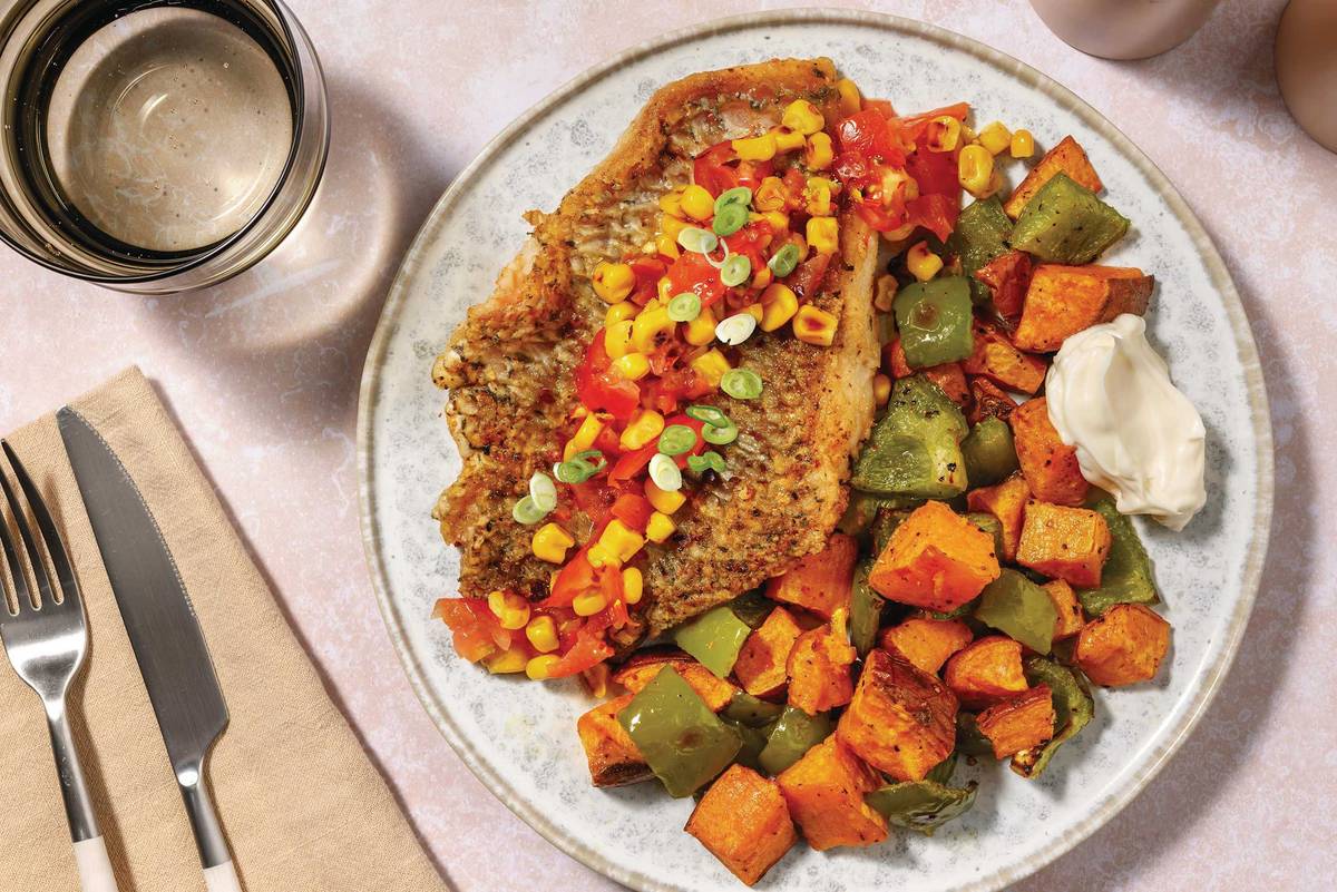 Seared Mexican-Spiced Barramundi