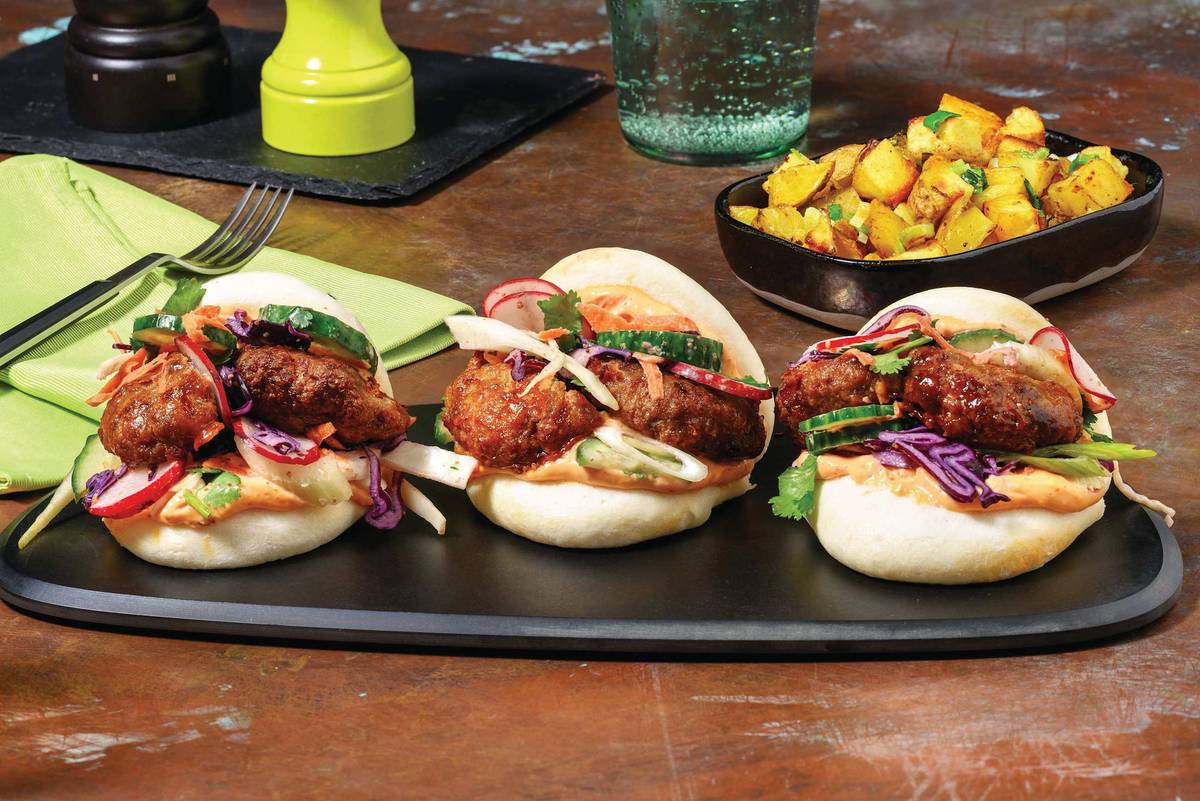 Sweet Chilli Beef Bao Buns