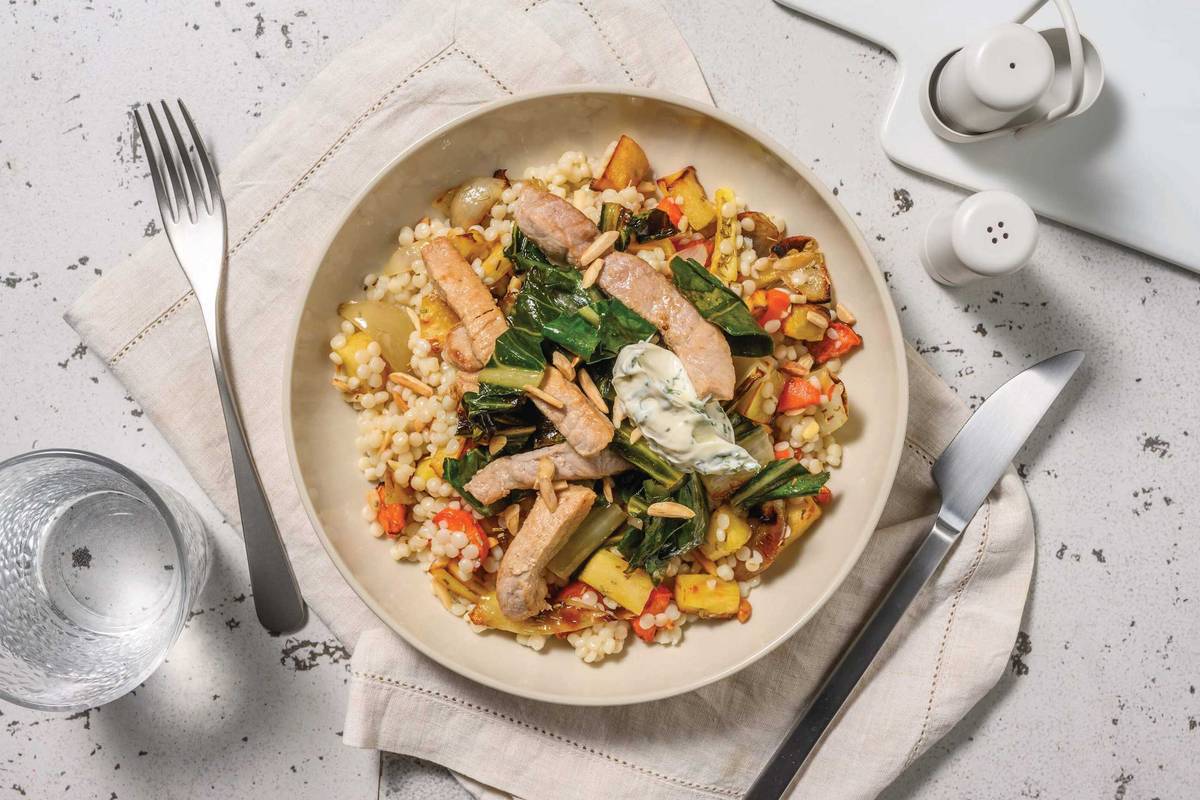 Herby Pork & Winter Veggie Couscous
