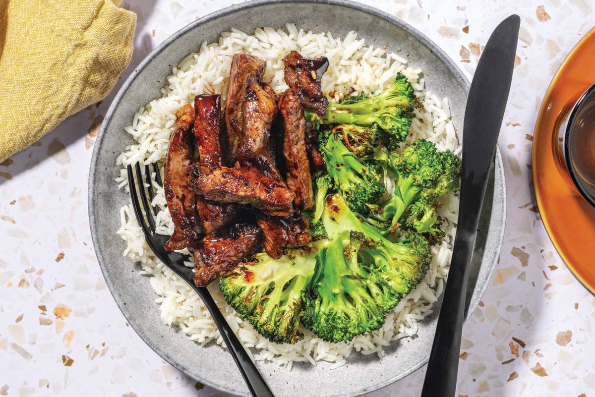 Double Teriyaki Beef & Broccoli Stir-Fry