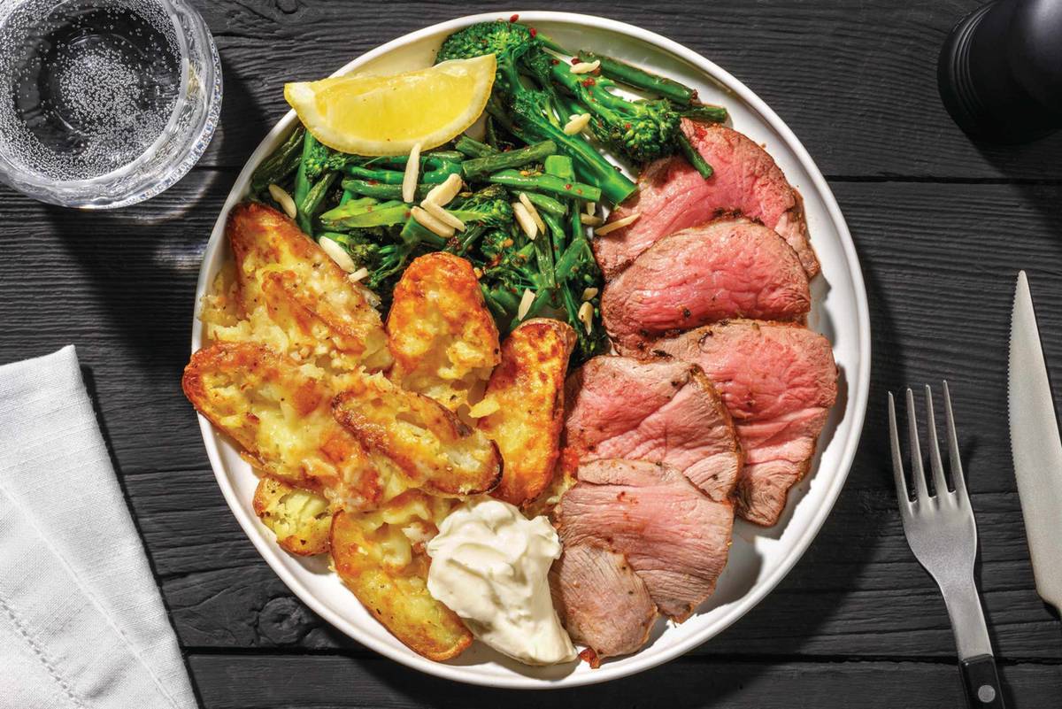 Herby Lamb Rump & Garlic Aioli