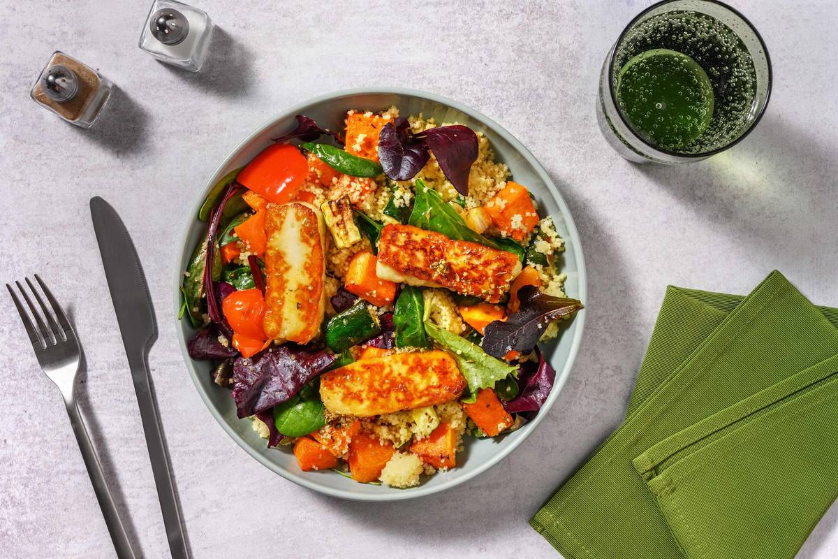 Greek-Style Honey & Oregano Halloumi