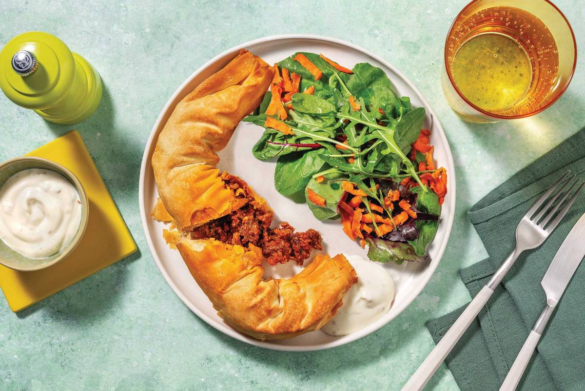 Pork Borek Filo Snail & Garlic Yoghurt