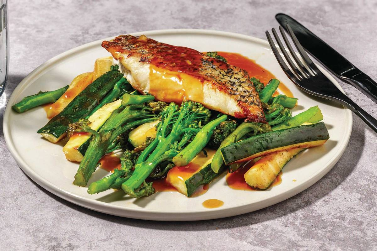 Soy-Ginger Glazed Barramundi