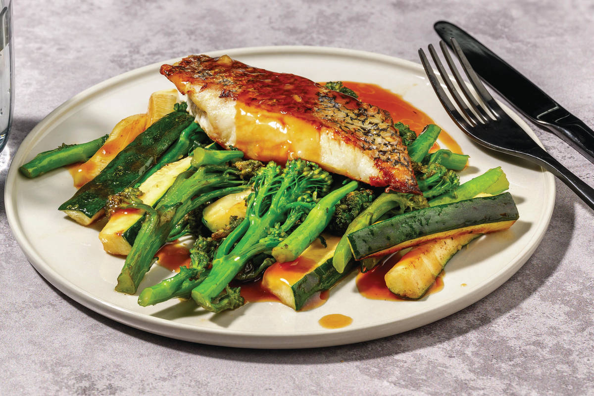 Soy-Ginger Glazed Barramundi