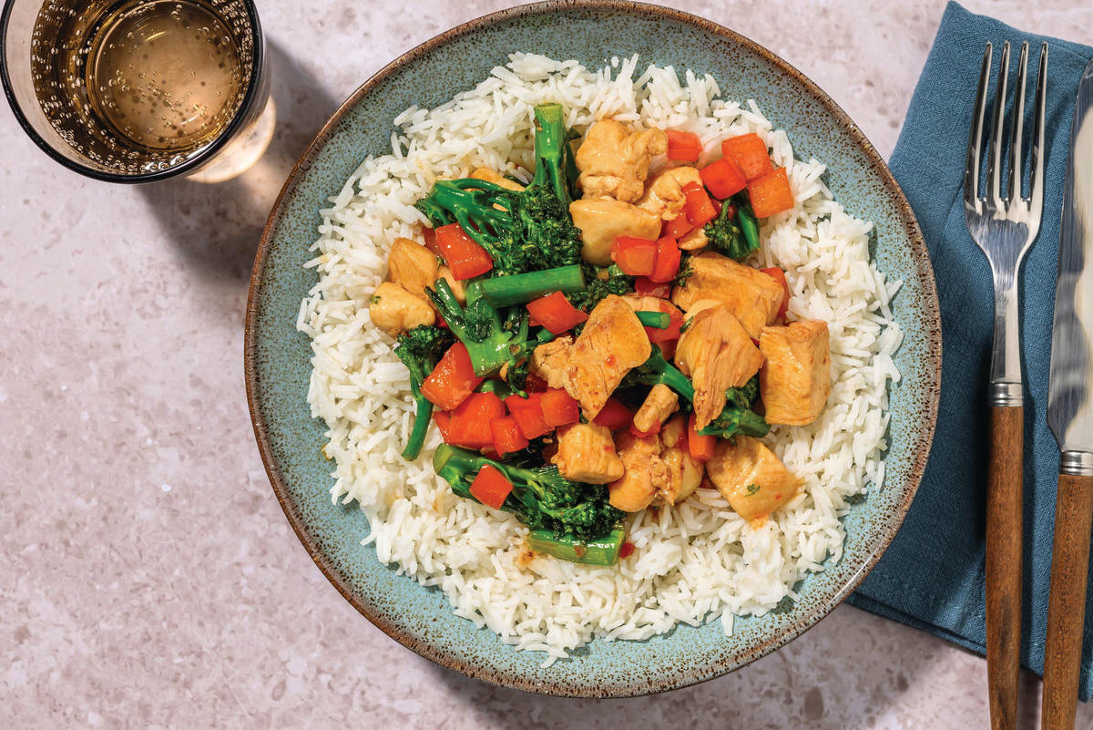Sweet-Sour Chicken & Prawn