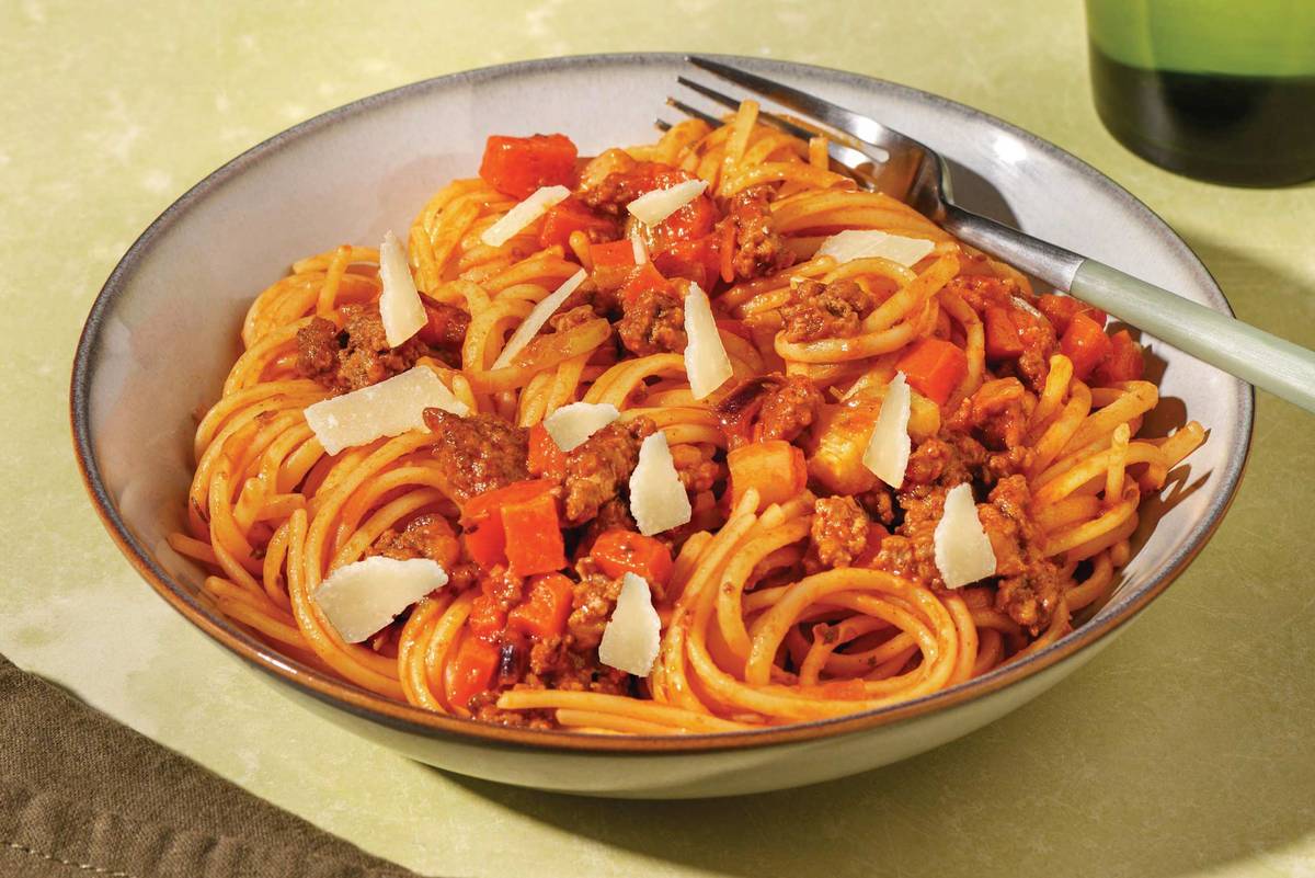 Rustic Double Beef Spaghetti Bolognese