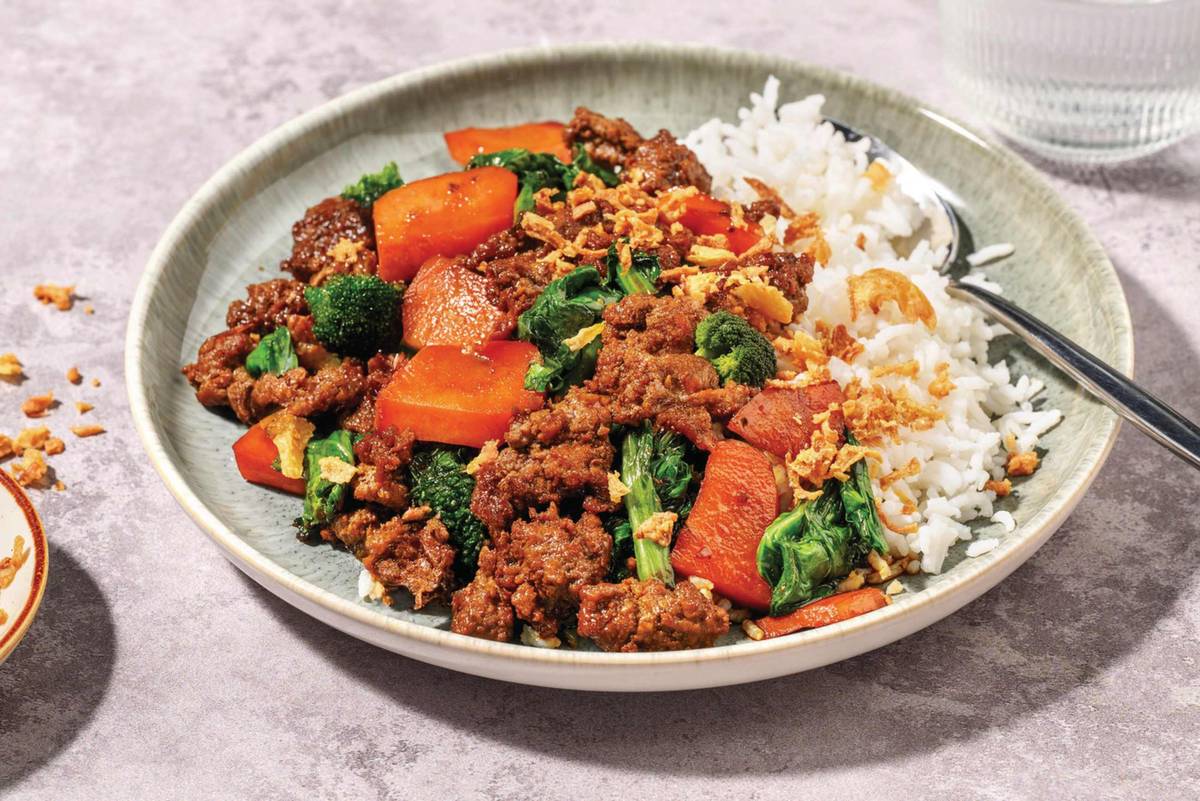 Hoisin Beef & Pork Stir Fry