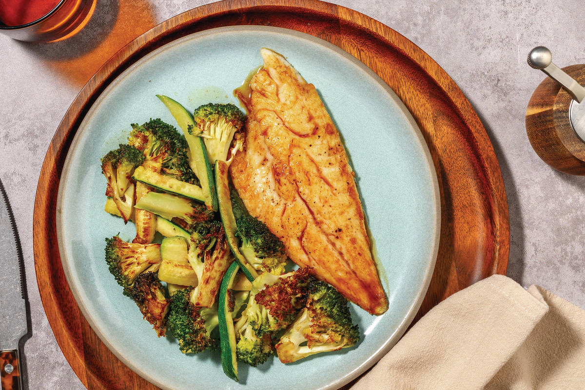 Double Soy-Ginger Glazed White Fish