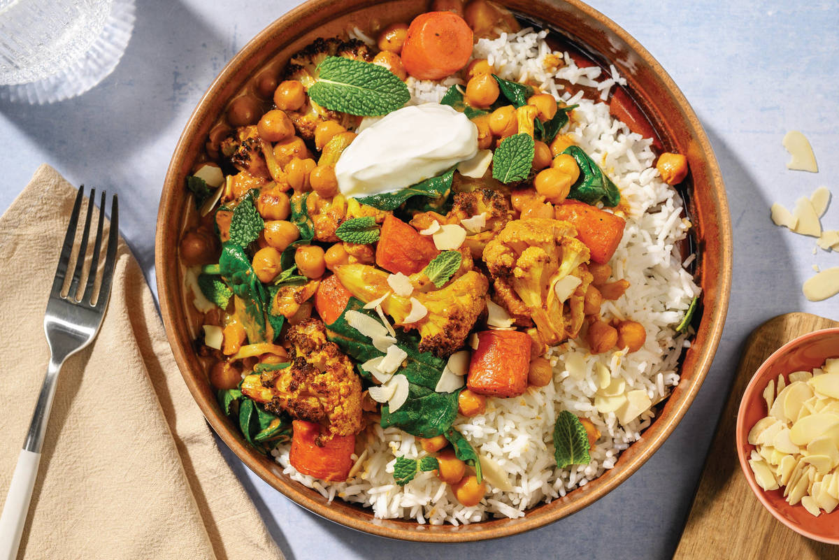 Mumbai Coconut Chicken & Chickpea Curry