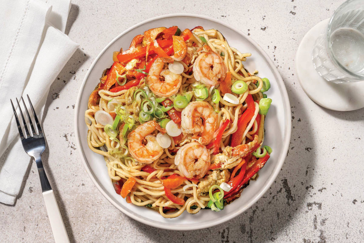 Prawn Singapore-Style Noodles