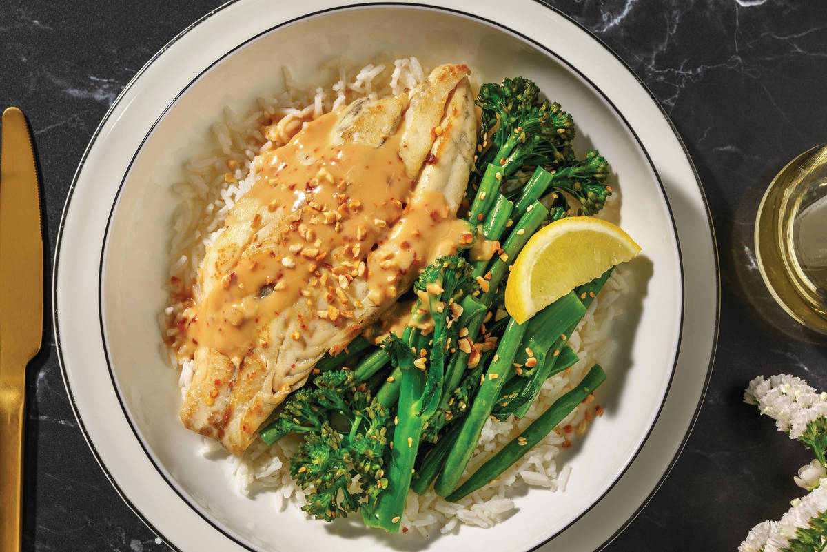 Pan-Seared John Dory & Sesame Greens