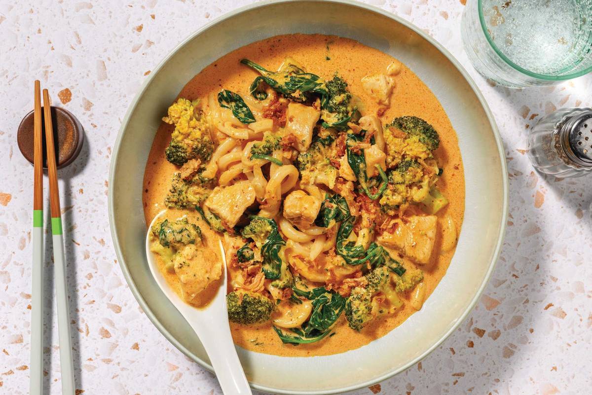 Coconut Milk One Pot Thai Red Curry Thai Red Curry Baked Dumplings