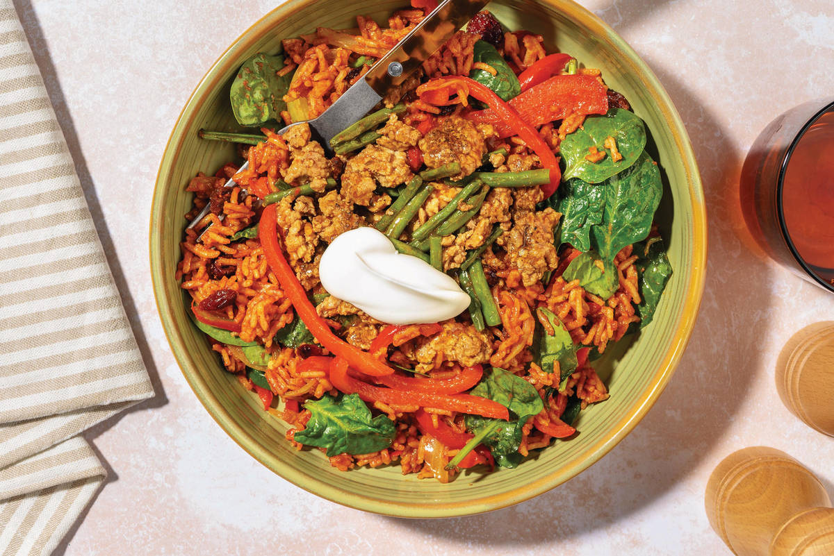 Middle Eastern Beef & Pilaf Rice