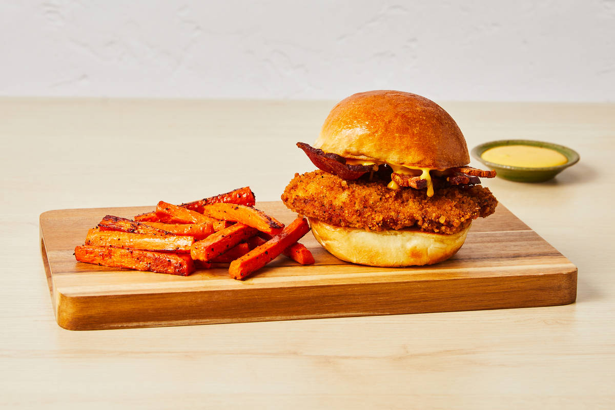 Garlicky Fried Tofu Sandwiches