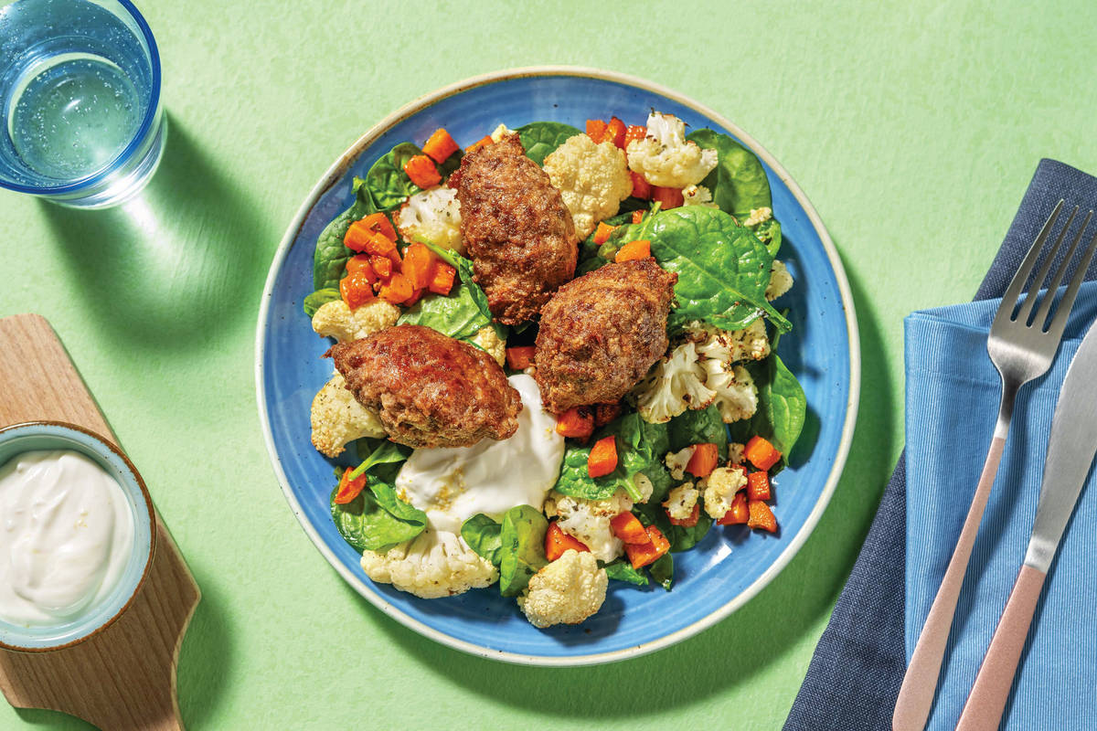 Middle Eastern Beef Koftas