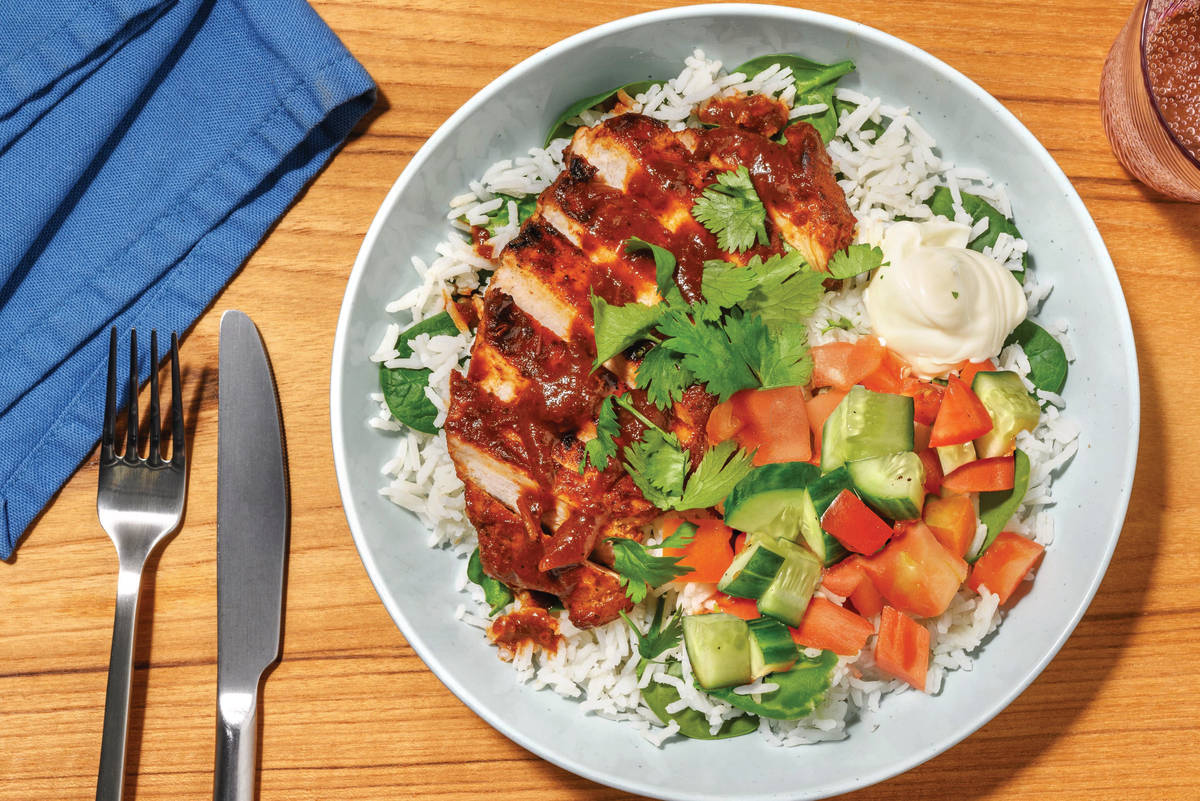 Tex-Mex Spiced Plant-Based Mince & Leafy Rice