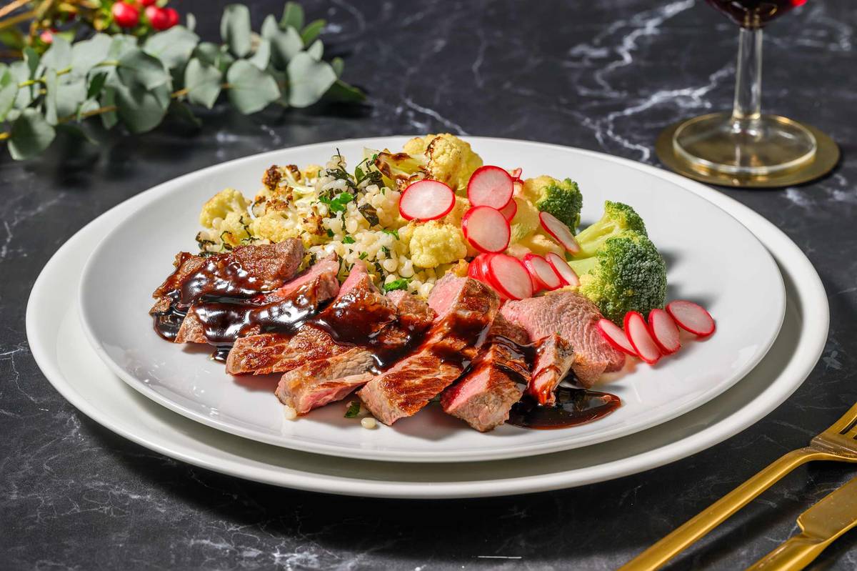 Honey Balsamic-Glazed Beef Eye Fillet