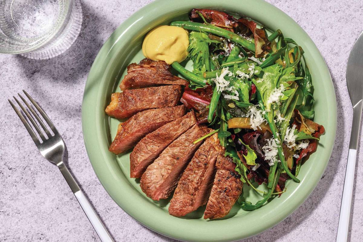 Double Seared Beef Rump & Green Bean Salad