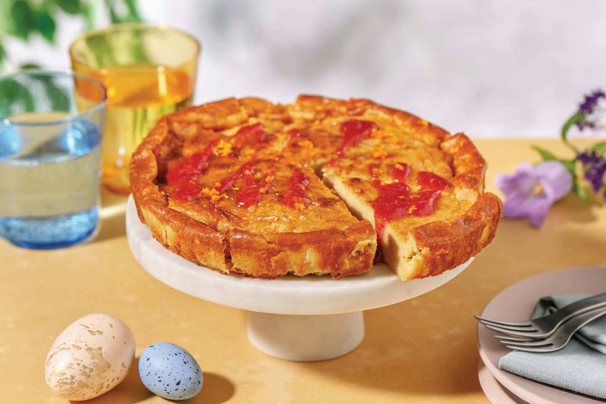 Cinnamon & Orange Baked Cheesecake