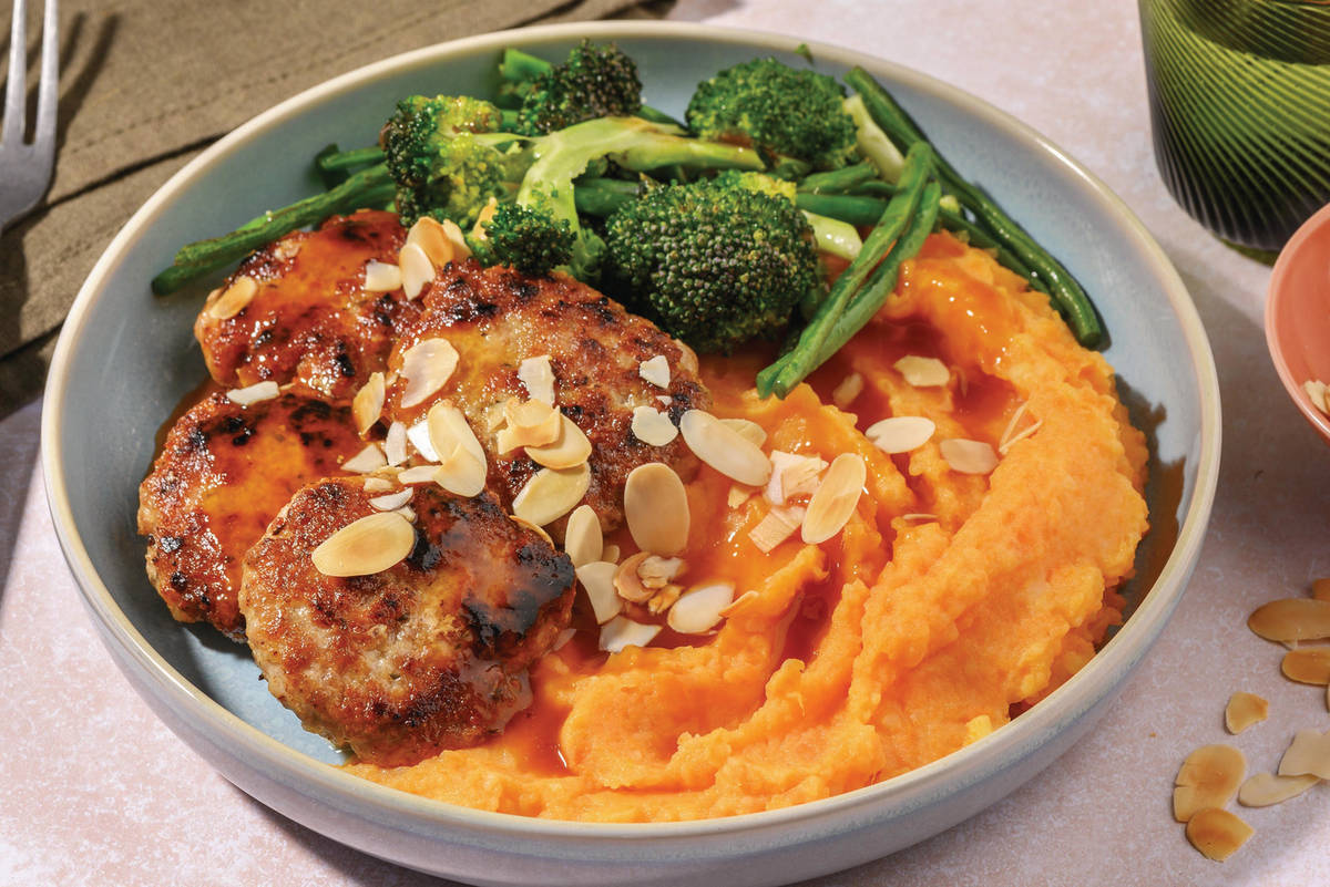 Beef Rissoles & Potato Medley Mash