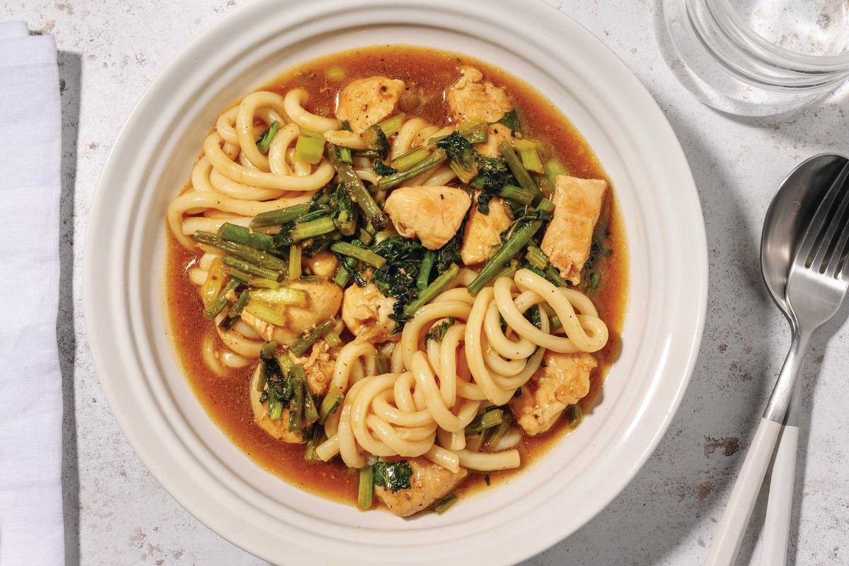 Asian Style Prawn Noodle Stir-Fry