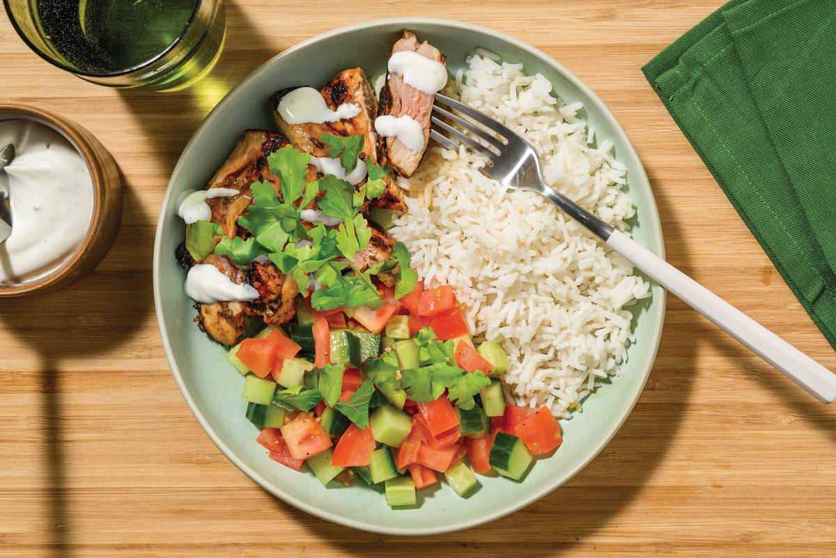 Herby Chicken Garlic Rice Recipe HelloFresh