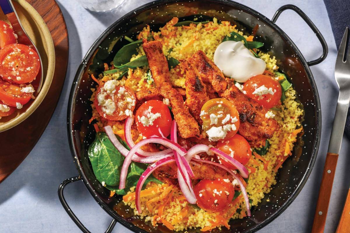Chermoula Pork Couscous Bowl