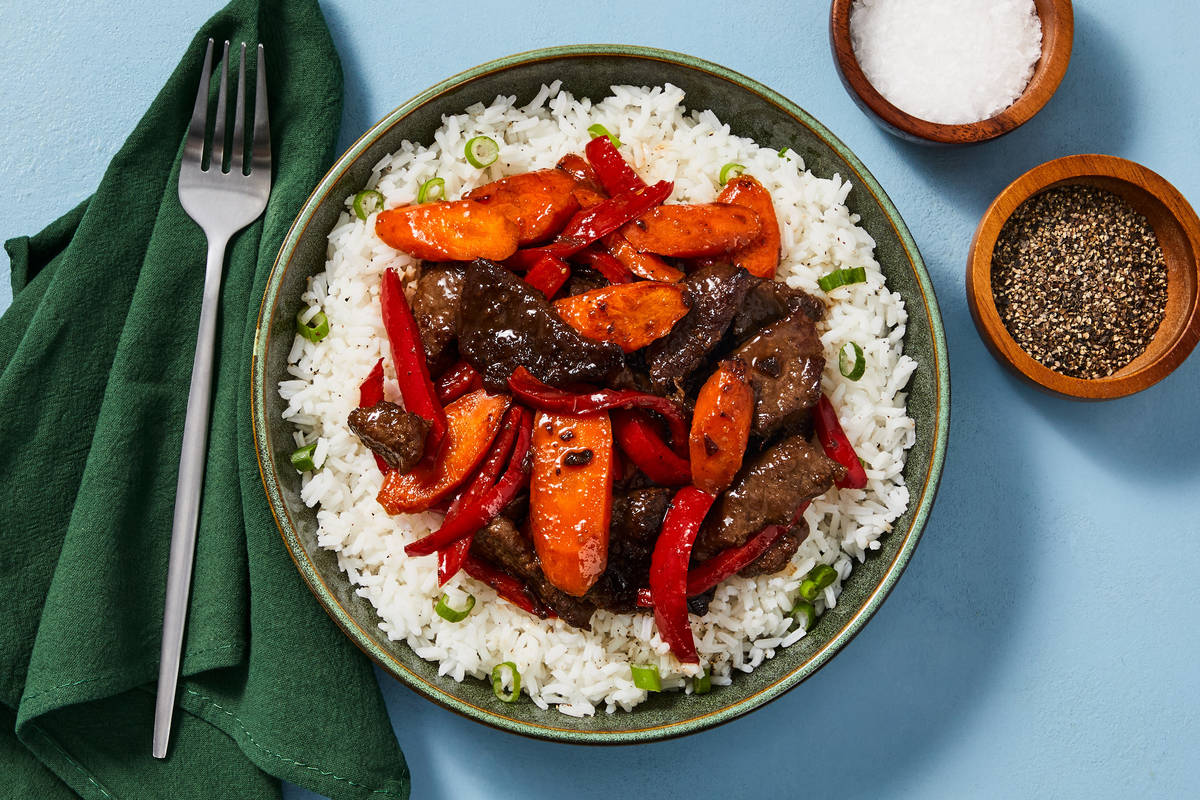 Tangy Ginger Chicken & Pepper Stir-Fry