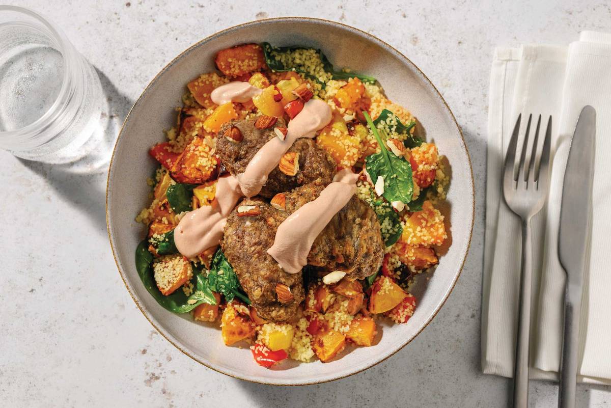 Persian Lamb Koftas & Veggie Couscous