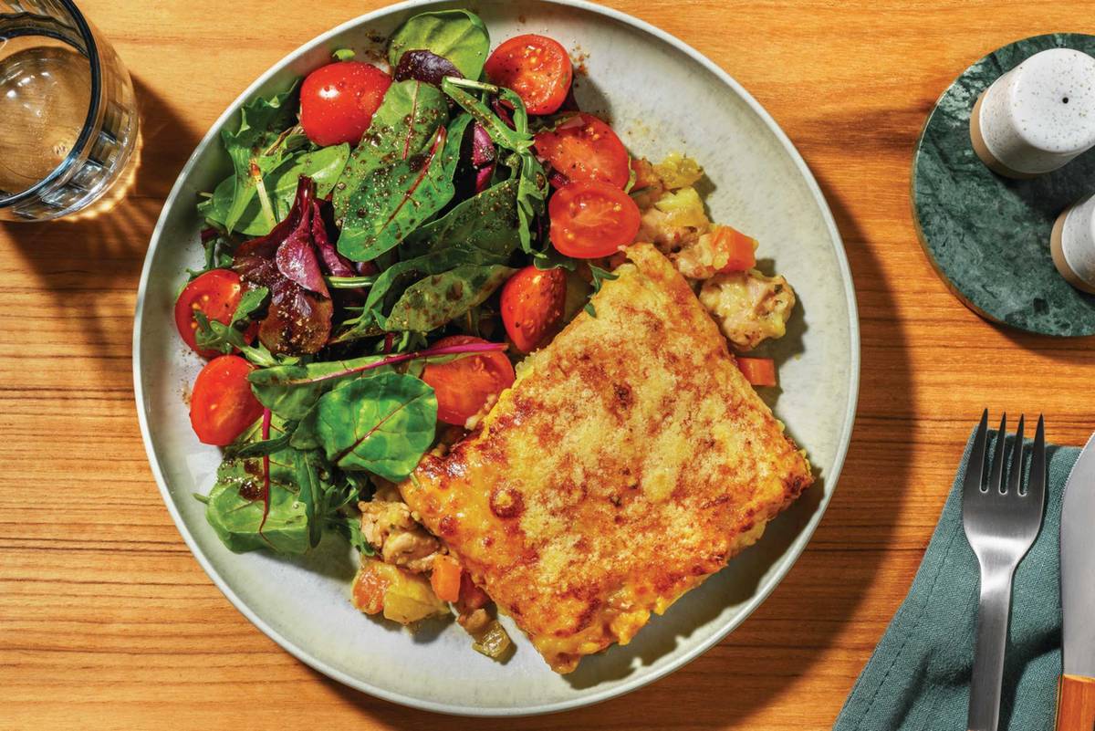 Nan’s Chicken Potato-Topped Pie