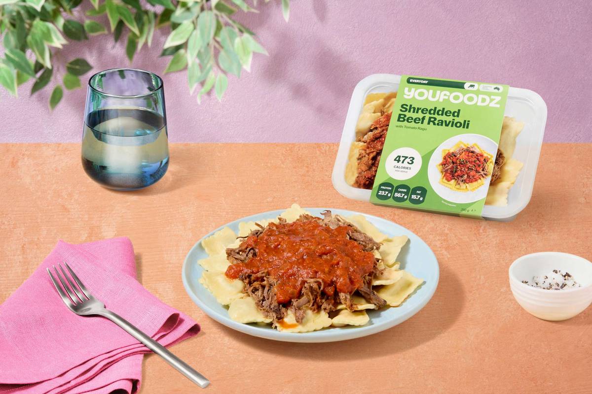 FUEL'D Shredded Beef Ravioli
