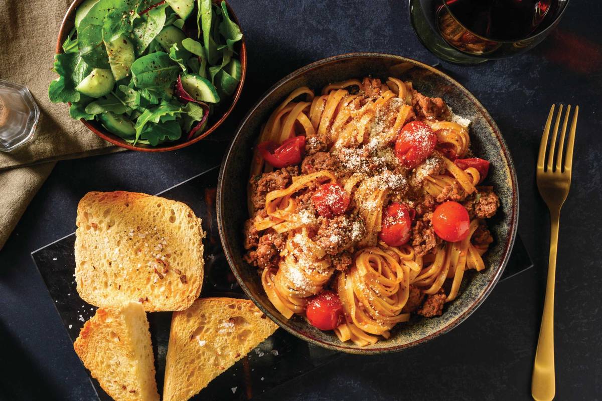 Italian Lamb Ragu Fettuccine