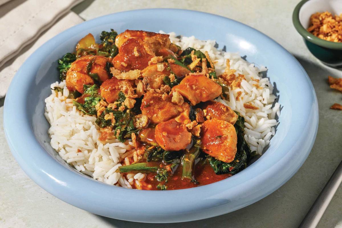 Sweet-Soy Chicken & Garlic Rice