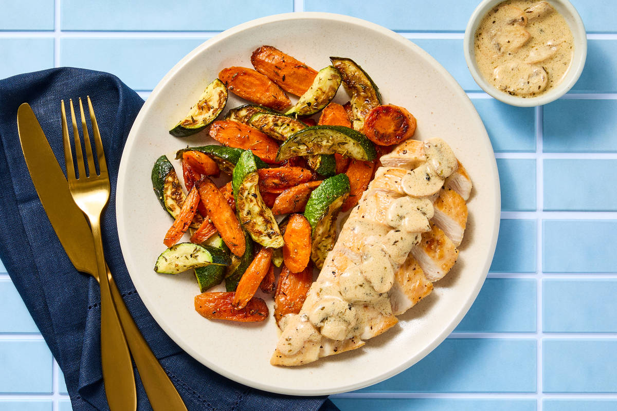 Spain’s Creamy Mushroom Steak