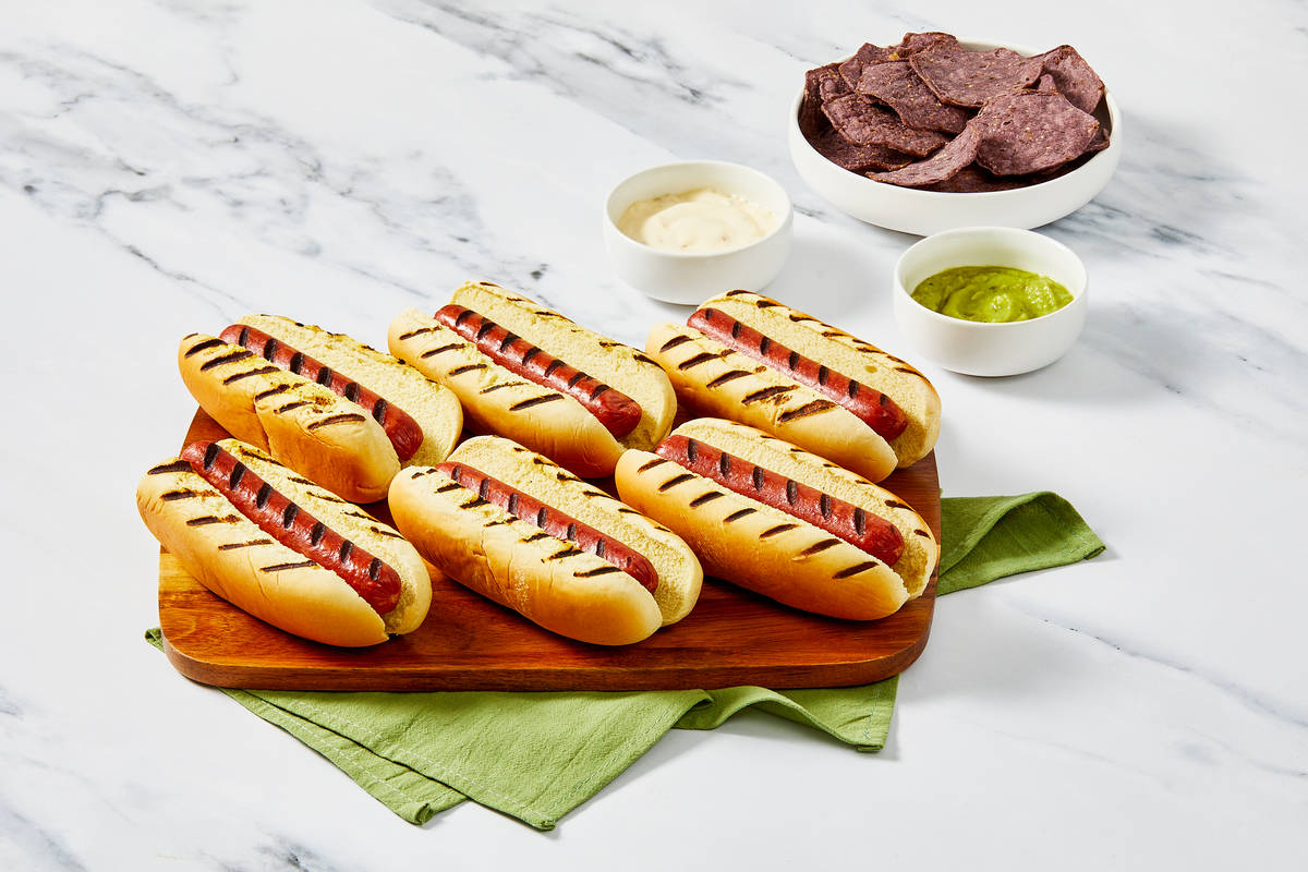 Grilled Hot Dogs with Queso & Guac