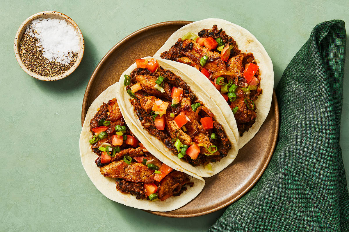 Cumin-Spiced Pork & Onion Tacos