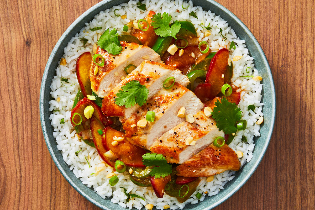 Thai Ginger Peach Chicken