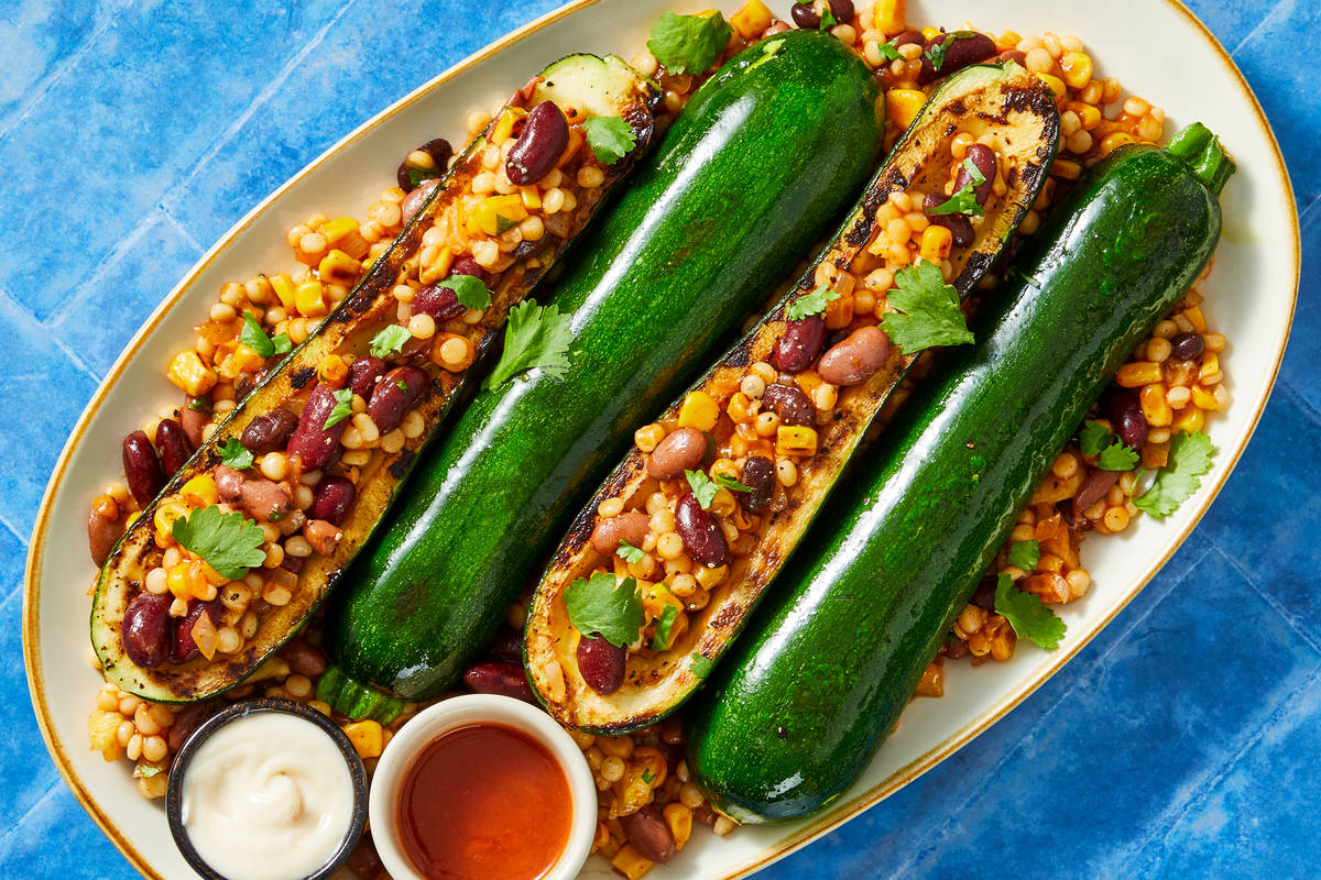 Tex-Mex Zucchini & Couscous Casserole